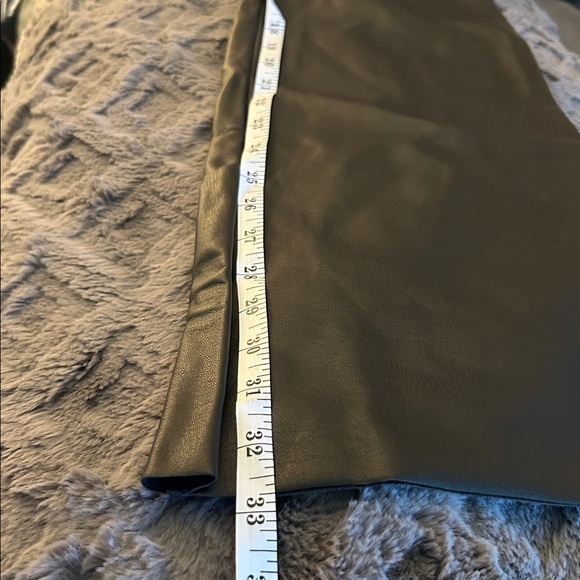 Skims NEW Black faux leather pants😍 - Picture 8 of 12
